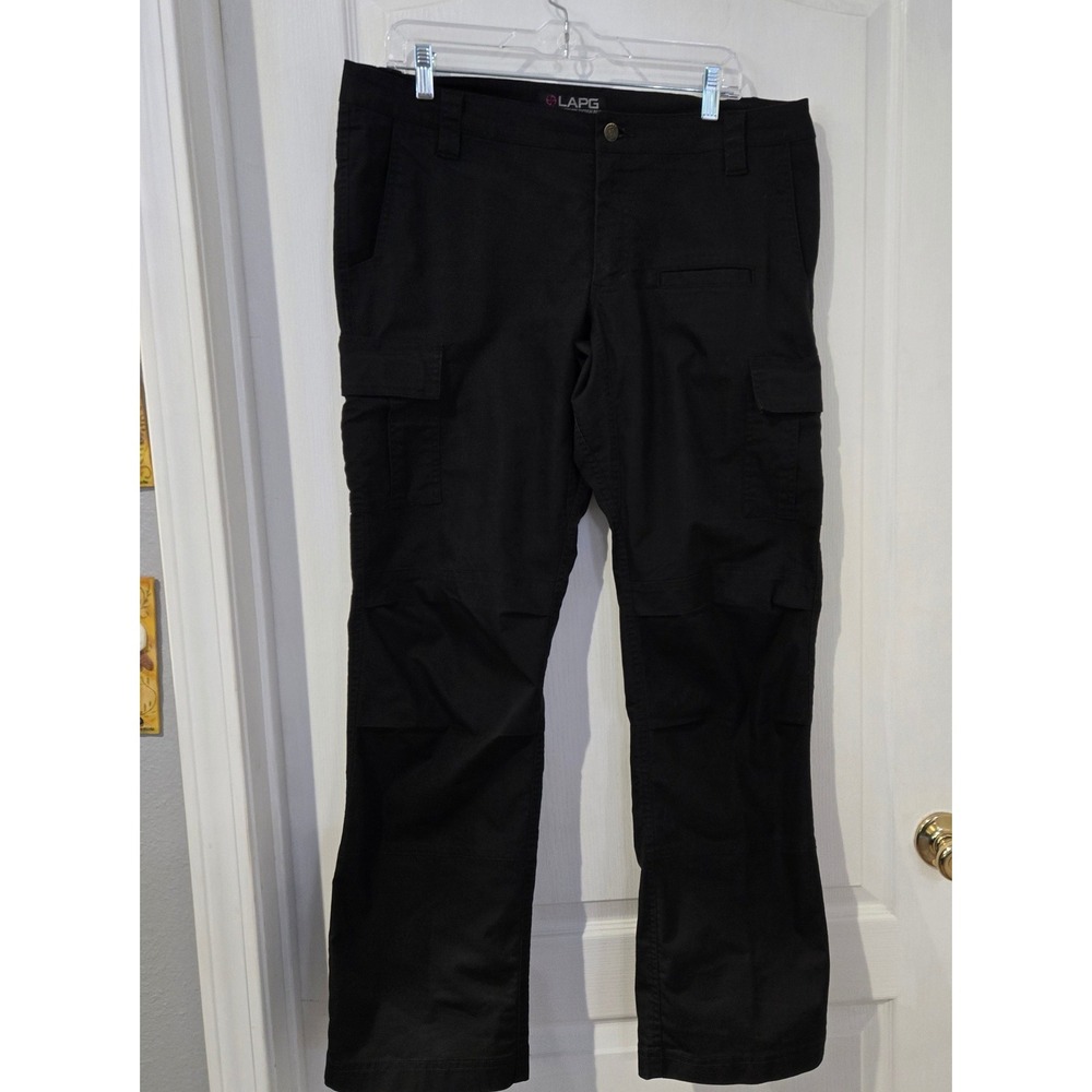 LA Police Gear Tactical Pants Women 14 Reg Black Excellent Ripstop Cargo OPS